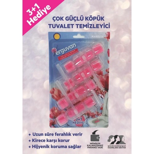 ÇOK GÜÇLÜ KÖPÜK TUVALET TEMİZLEYİCİ MANOLYA